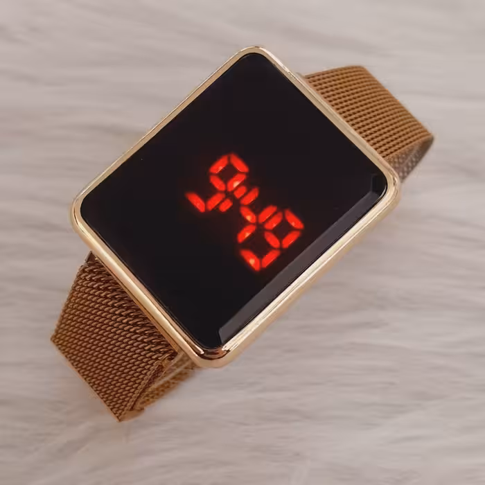 ساعت ال ای دی صفحه مستطیلی