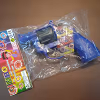 تفنگ ترقه ای گیمبو  آبی رنگ ( 14 سانتیمتری )