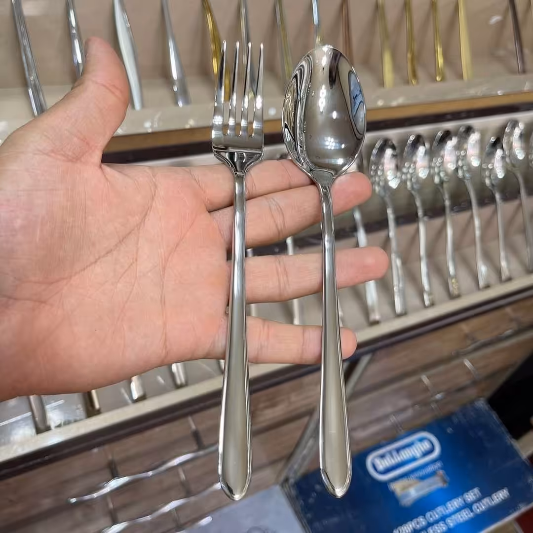 سرویس قاشق چنگال 24 نفره 120 پارچه سولینگن آلمان اصلی همراه جعبه