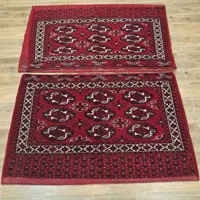 فروش پشتی دستباف آنتیک ترکمن، فروش بصورت جفتی،بسیار زیبا از برند آی سن با ارسال رایگان