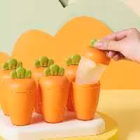 قالب یخ 6 خانه طرح هویج