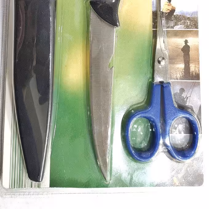 ست چاقو و قیچی ماهیگیری
