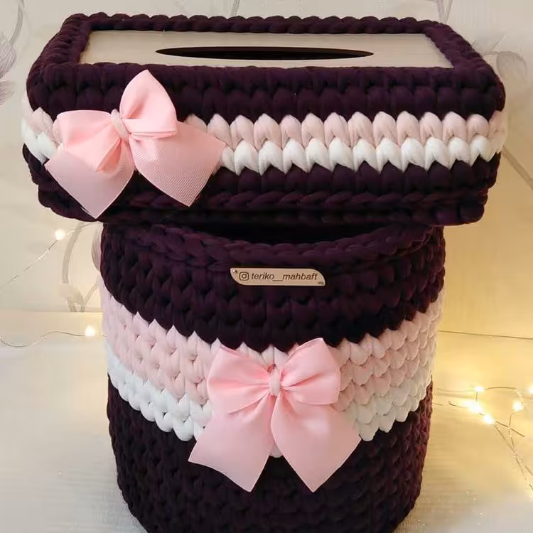 سطل وجا دستمالی