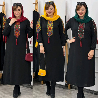 مانتو خنک وکاربردی سوزندوزی هایده