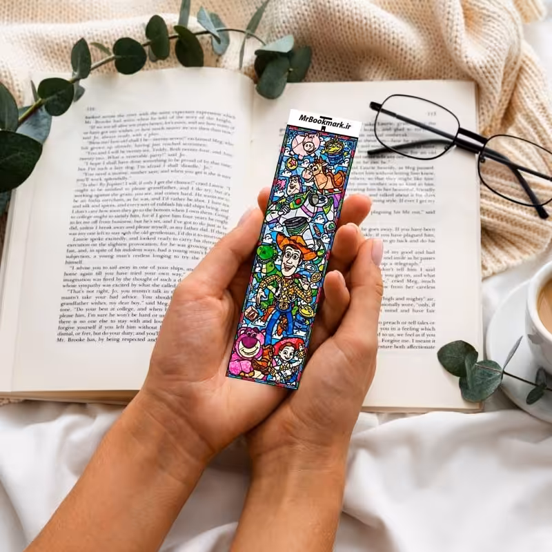 بوکمارک و نشانگر مقوایی کتاب داستان اسباب بازی ها