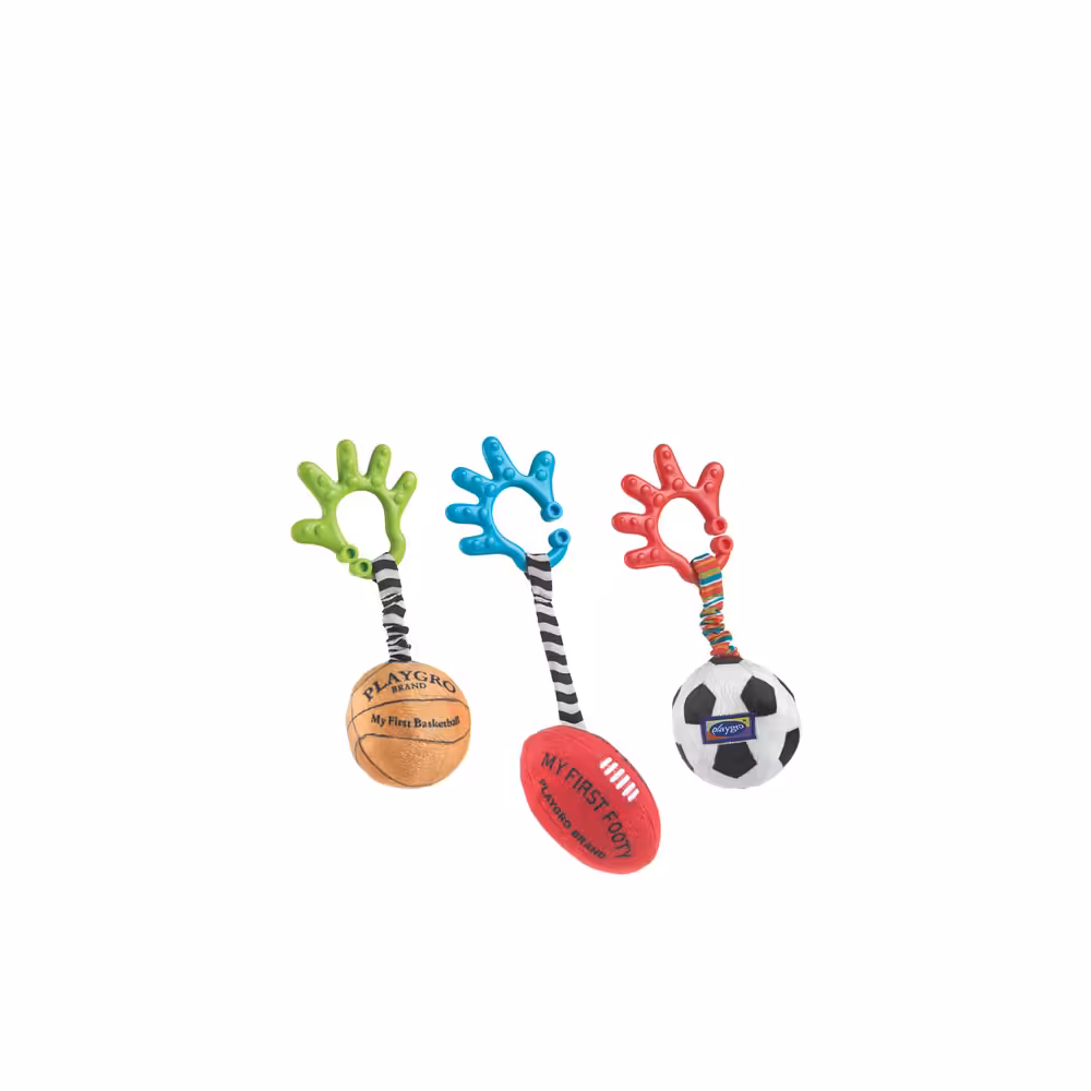 آویز جغجغه ای پلی گرو playgro طرح توپ