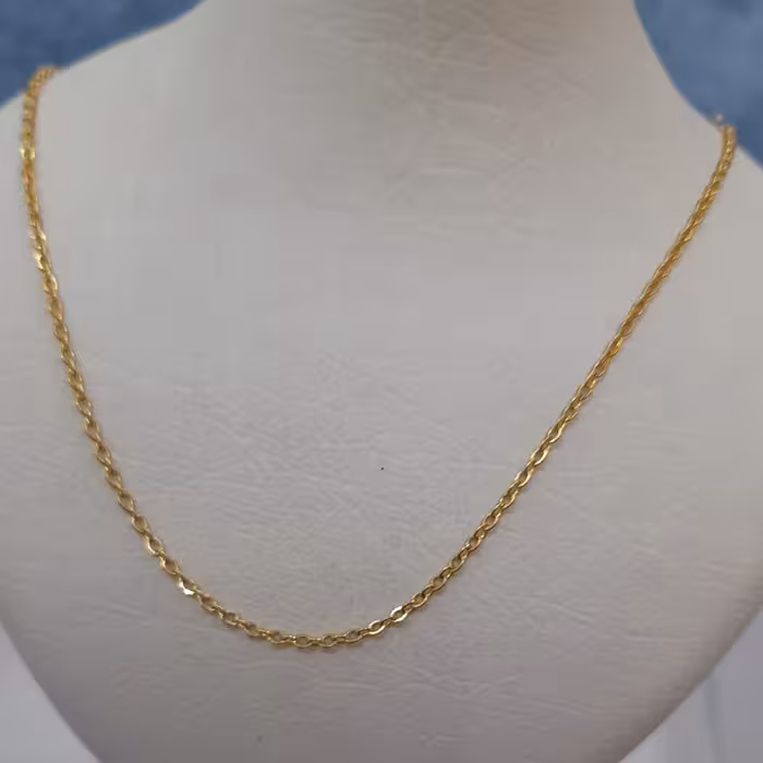 زنجیر استیل طلایی رنگ ثابت