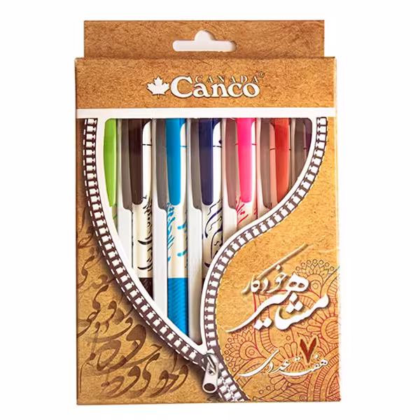 پک خودکار 7 رنگ فشاری مدل مشاهیر کنکو