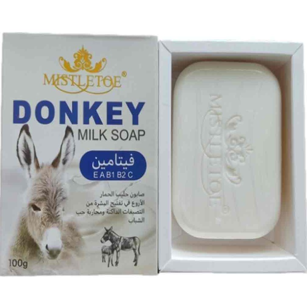 صابون شیر الاغ تایلندی DONKEY MILK MISTLETOE آرایشی بهداشتی 100 گرم