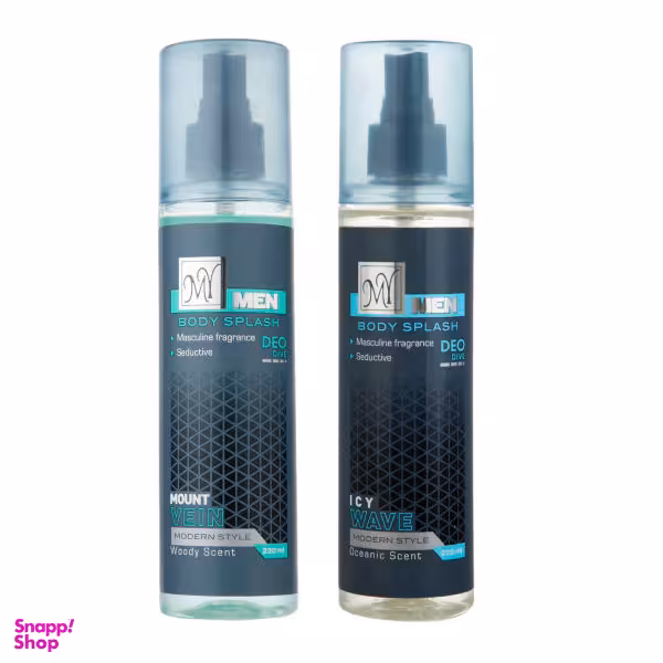 بادی اسپلش مردانه مای (My) مدل Mount Vein حجم 220 میلی لیتر + بادی اسپلش مردانه مای (My) مدل Icy Wave حجم 220 میلی لیتر