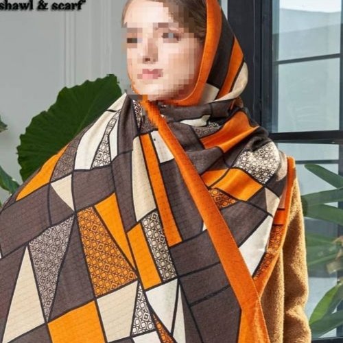 شال پاییزه حصیری منگوله دار در 6 رنگ پاییزی زیبا ابعاد 75×200