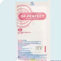 دستکش جراحی لاتکس استریل op-perfect مدل بدون پودر سایز 8


