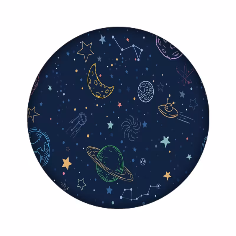 استیکر تزئینی موبایل و تبلت مدل فضا کد 2854