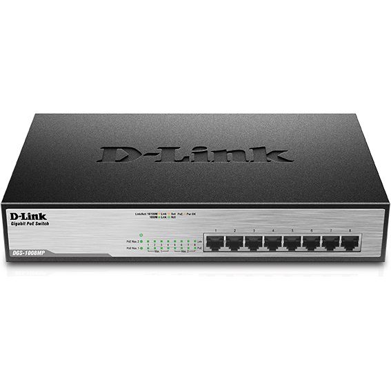 سوئیچ 8 پورت غیر مدیریتی دی لینک دی جی اس 1008 ام پی