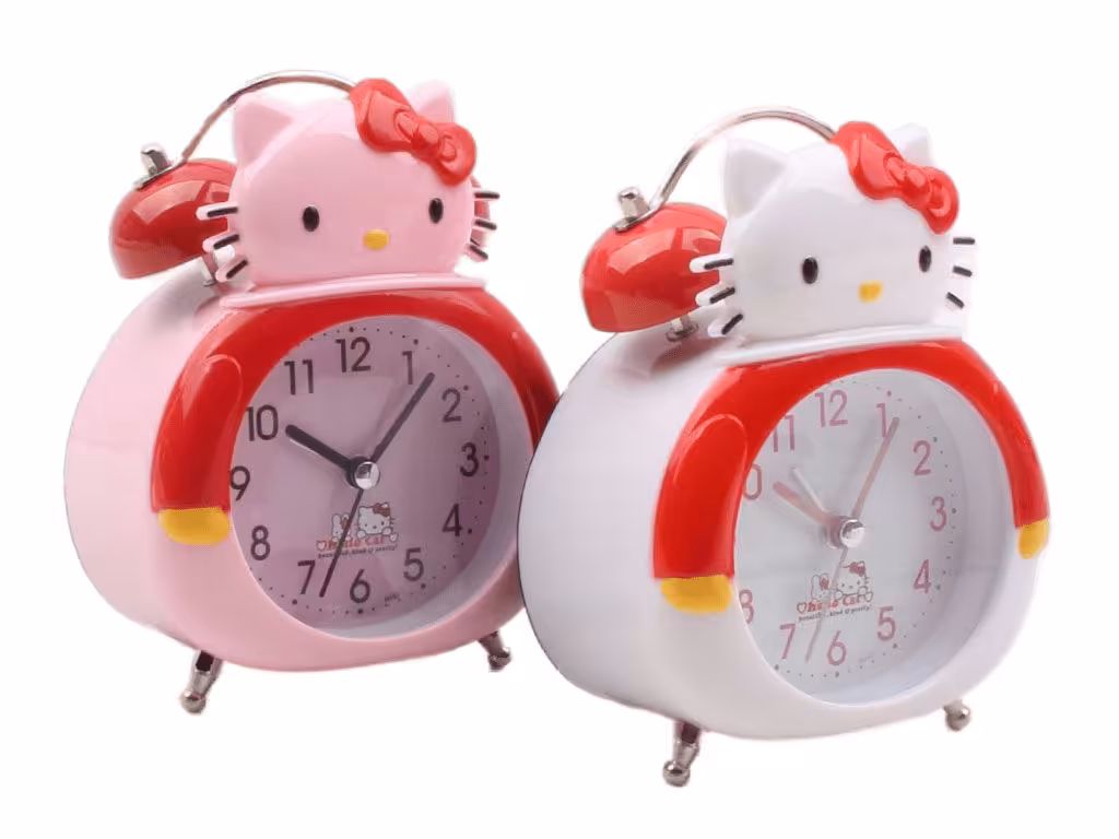 ساعت رومیزی شماته ای هلوکیتی Hello kitty