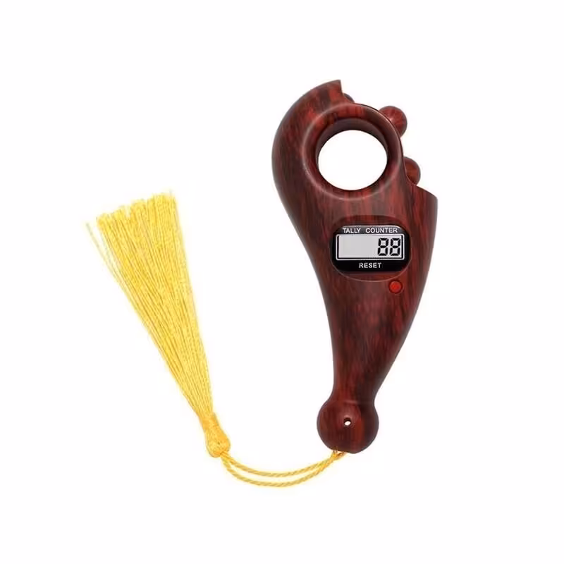 صلوات شمار تسبیحی دیجیتال مدل ZL زرشکی