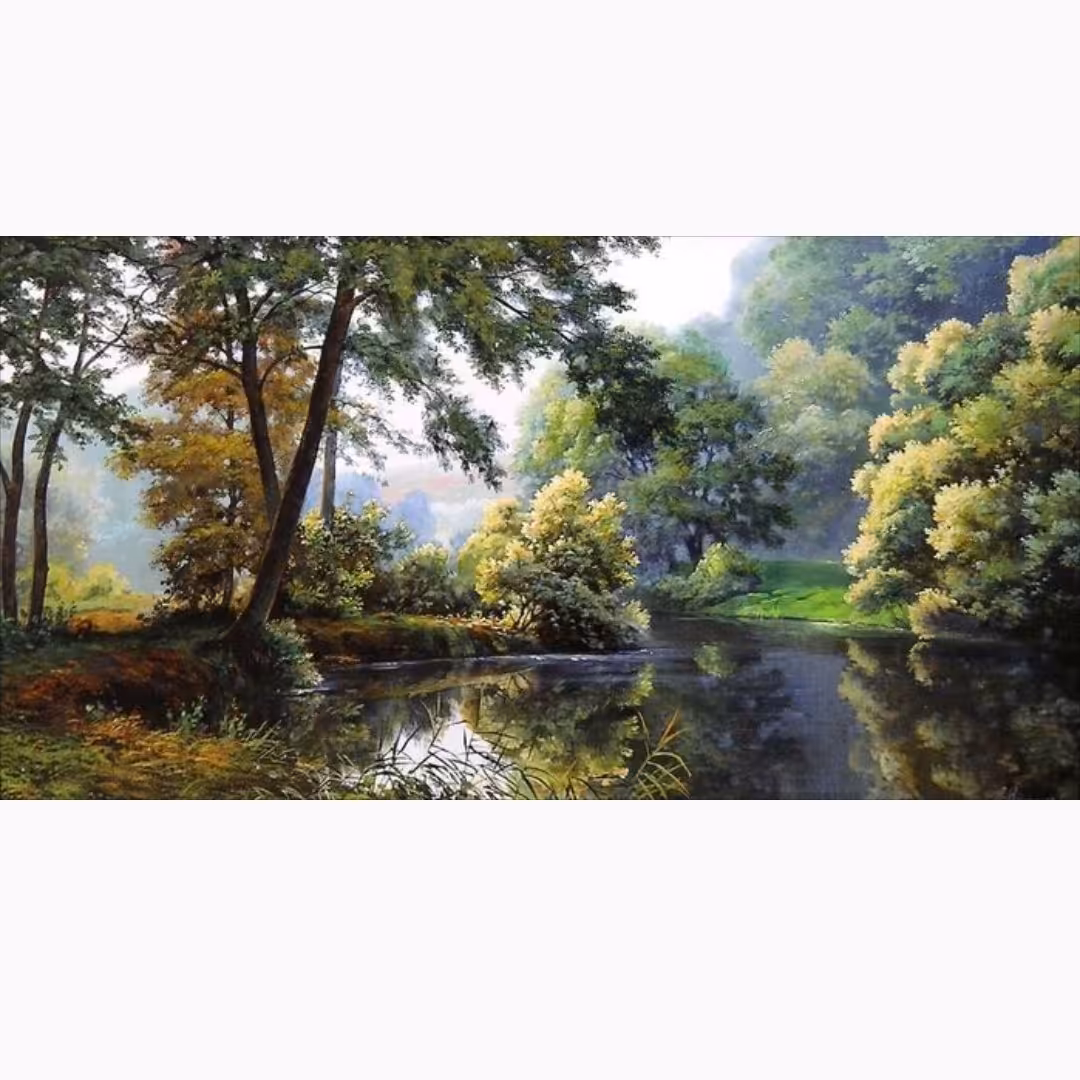 تابلوی نقاشی بهار  کد 34