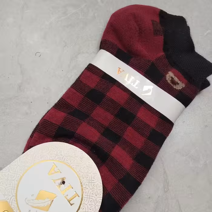 جوراب مچی زرشکی