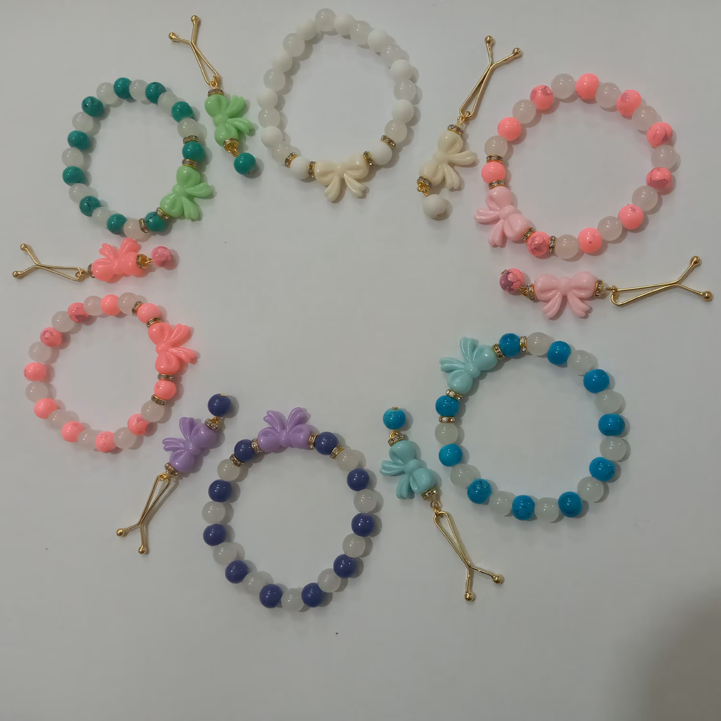 ست دستبند و گیره روسری پاپیون