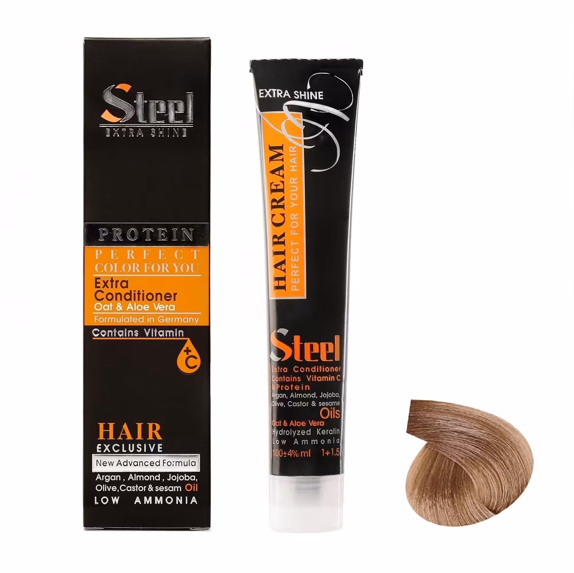 رنگ مو استیل شماره 9.57 حجم 100 میلی لیتر رنگ بلوند بژ  خیلی روشن