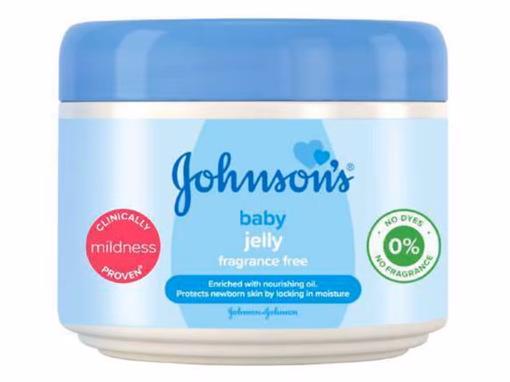 وازلین کودک بدون بو 100 میلی لیتر مدل jelly blue جانسون johnsons