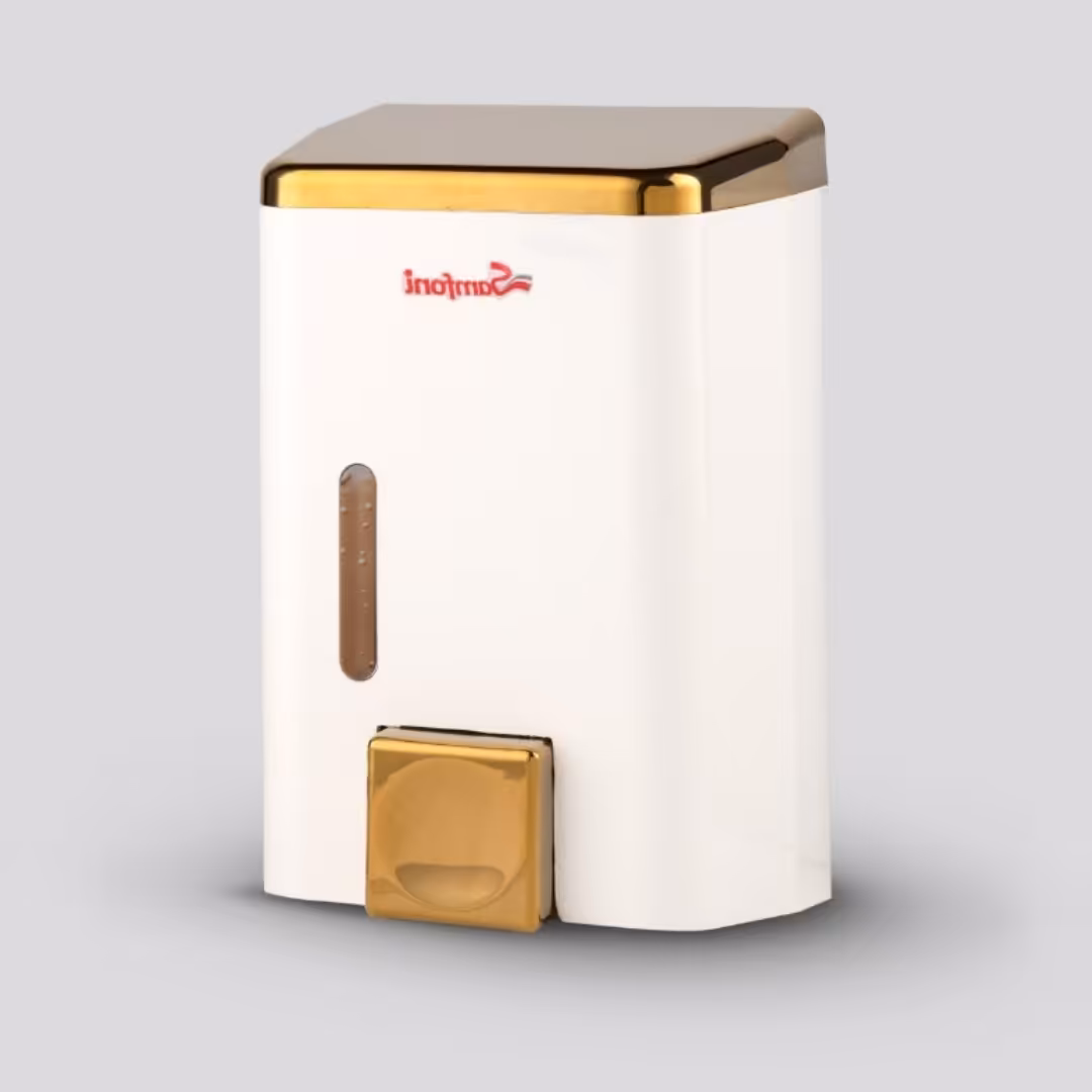 جامایع کاریز مدل آوا سفید طلا با دو گارانتی پمپ 