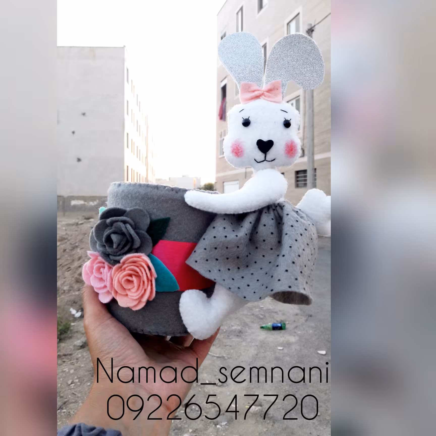 جا مدادی رومیزی خرگوش ناز