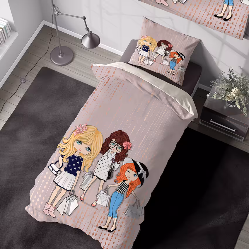 روتختی دخترانه طرح پرنسس های مدلینگ CS-1174