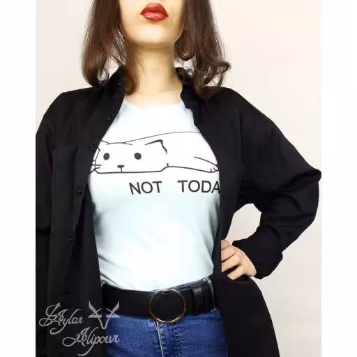 کمربند چرمی سگک گرد بدون زبانه کد 220