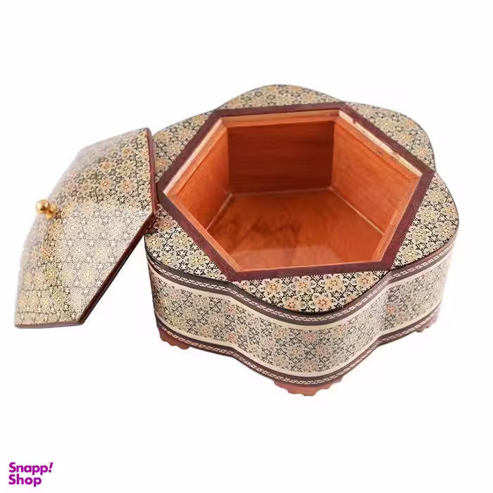 شکلات خوری خاتم کاری 18 سانتی کد 202
