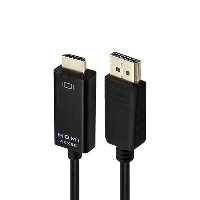 کابل DISPLAY PORT به HDMI ونتولینک مدل 4kx2k طول 1.5 متر