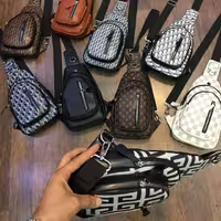 کیف بادی بگ چرم سه خانه کد  7359 کیف زنانه مردانه تک و عمده کیف مونا