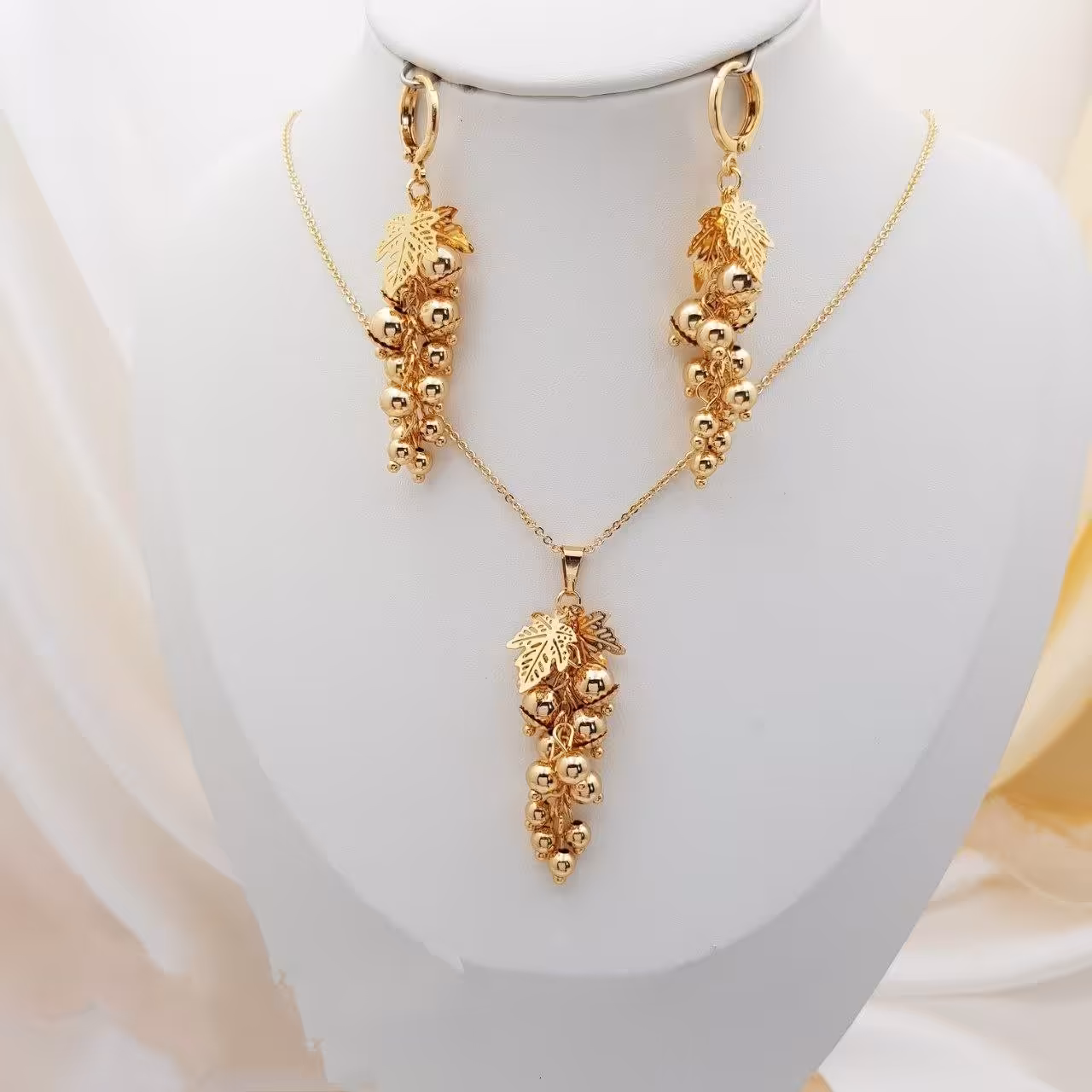 نیم ست بسیار پر طرفدار خوشه انگور مارک ysx رنگ ثابت و ضد حساسیت 