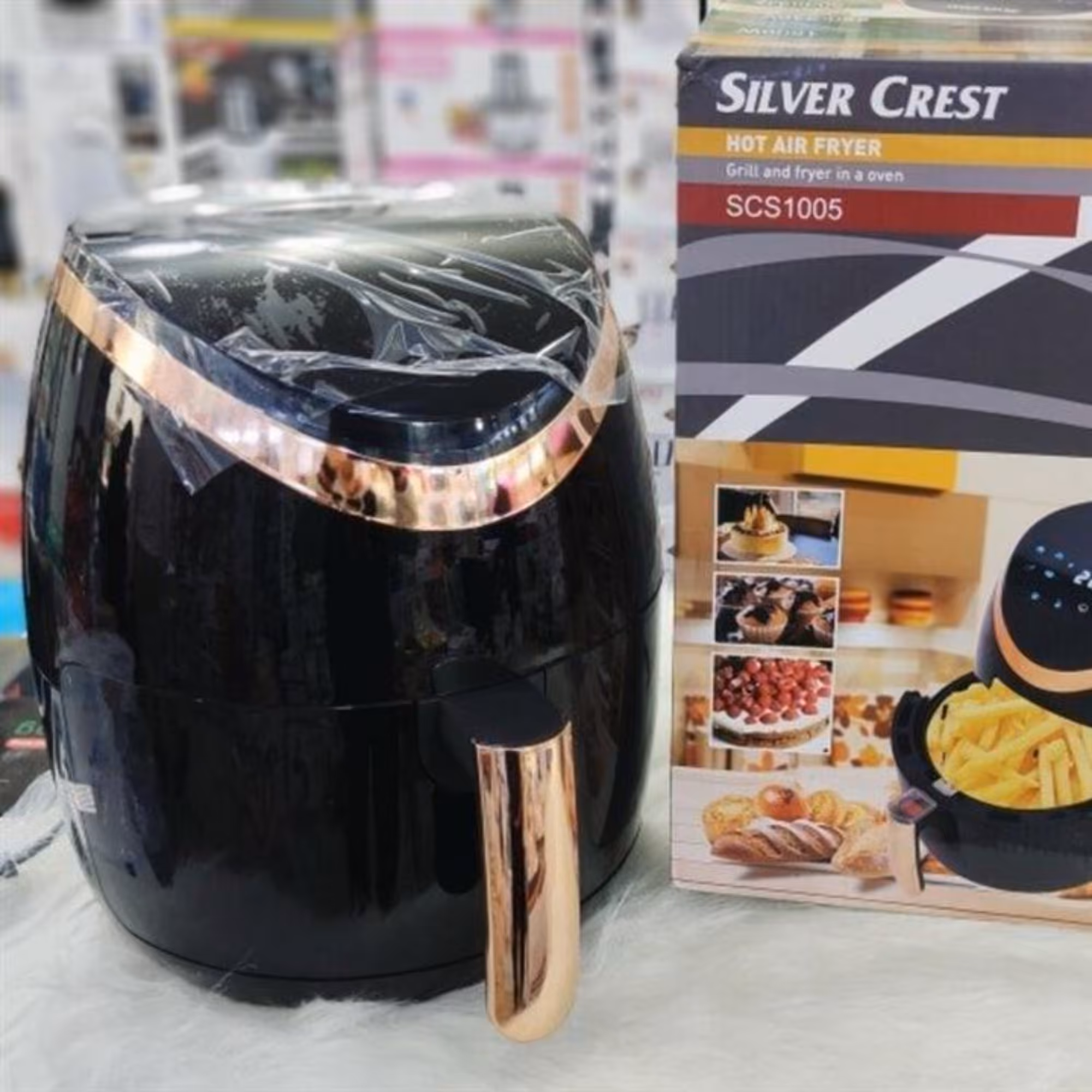 سرخ کن رژیمی بدون روغن  سیلور کرست 5.5لیتر واقعی محصولی با کیفیت مدل scs1005 