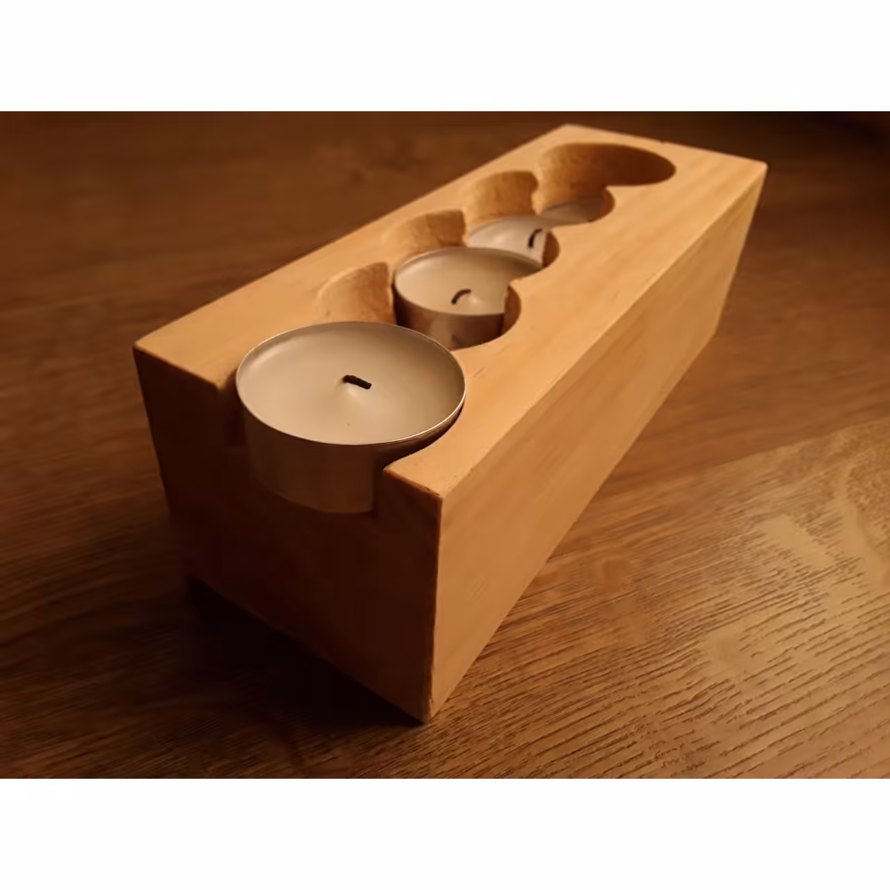 جا شمعی طرح موج سایز کوچک