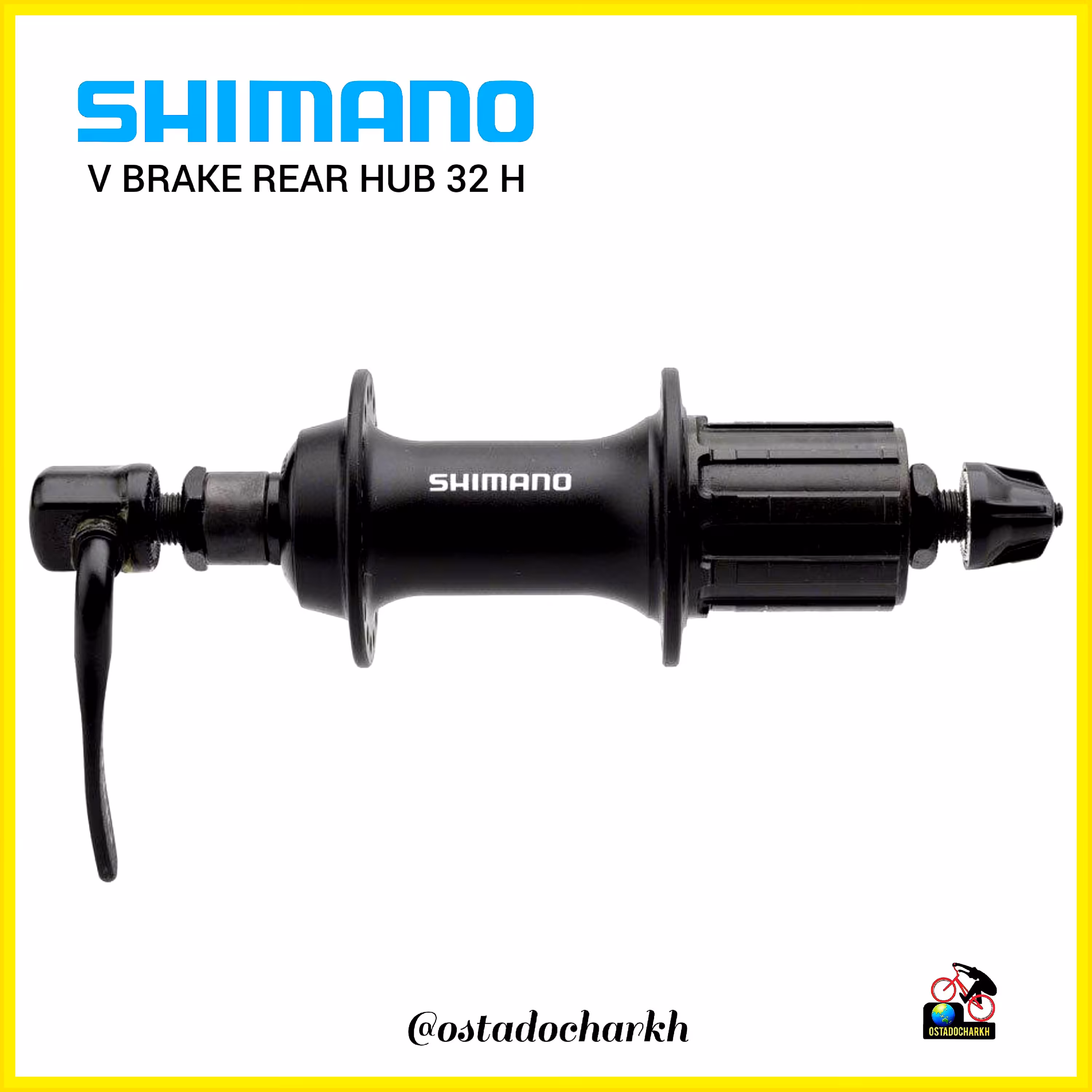 توپی عقب اورجینال شیمانو 32 سوراخ ضامنی