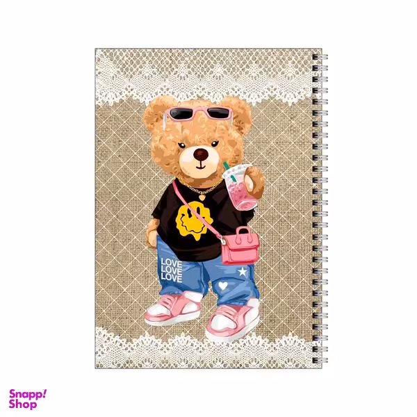 دفتر مشق 80 برگ بامبیلیپ طرح تدی کد 9473479