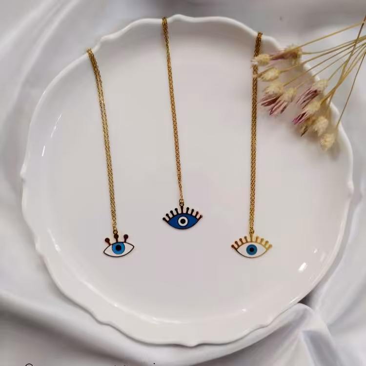 گردنبند چشم نظر استیل