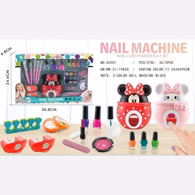 استمپرناخن با لاک