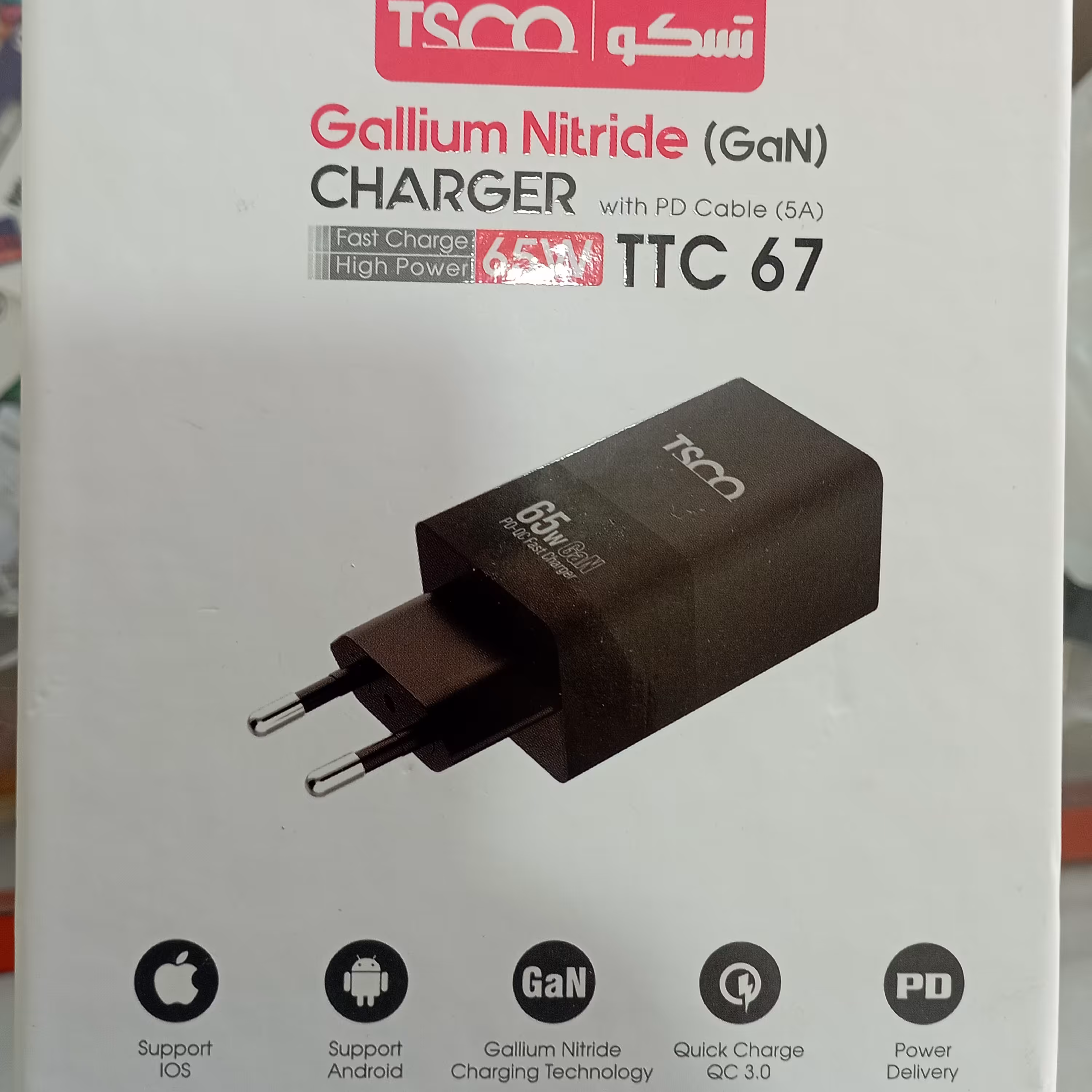 شارژر 65 واتی تسکو 