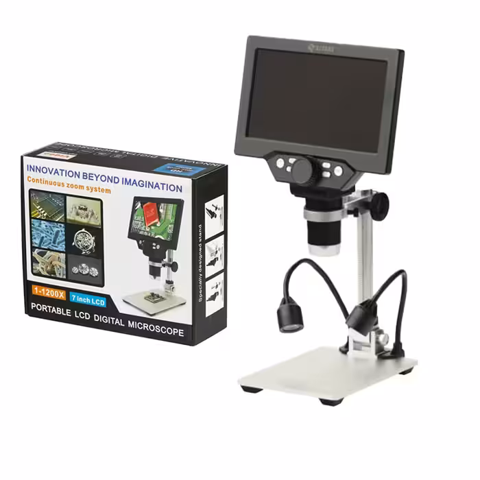 میکروسکوپ دیجیتال زیتازی مدل ZitaCam G1200 - با بزرگنمایی 1200 برابر و صفحه نمایش 7 اینچی به همراه نور کمکی
