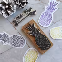 مهر  لینو لئوم طرح آناناس 