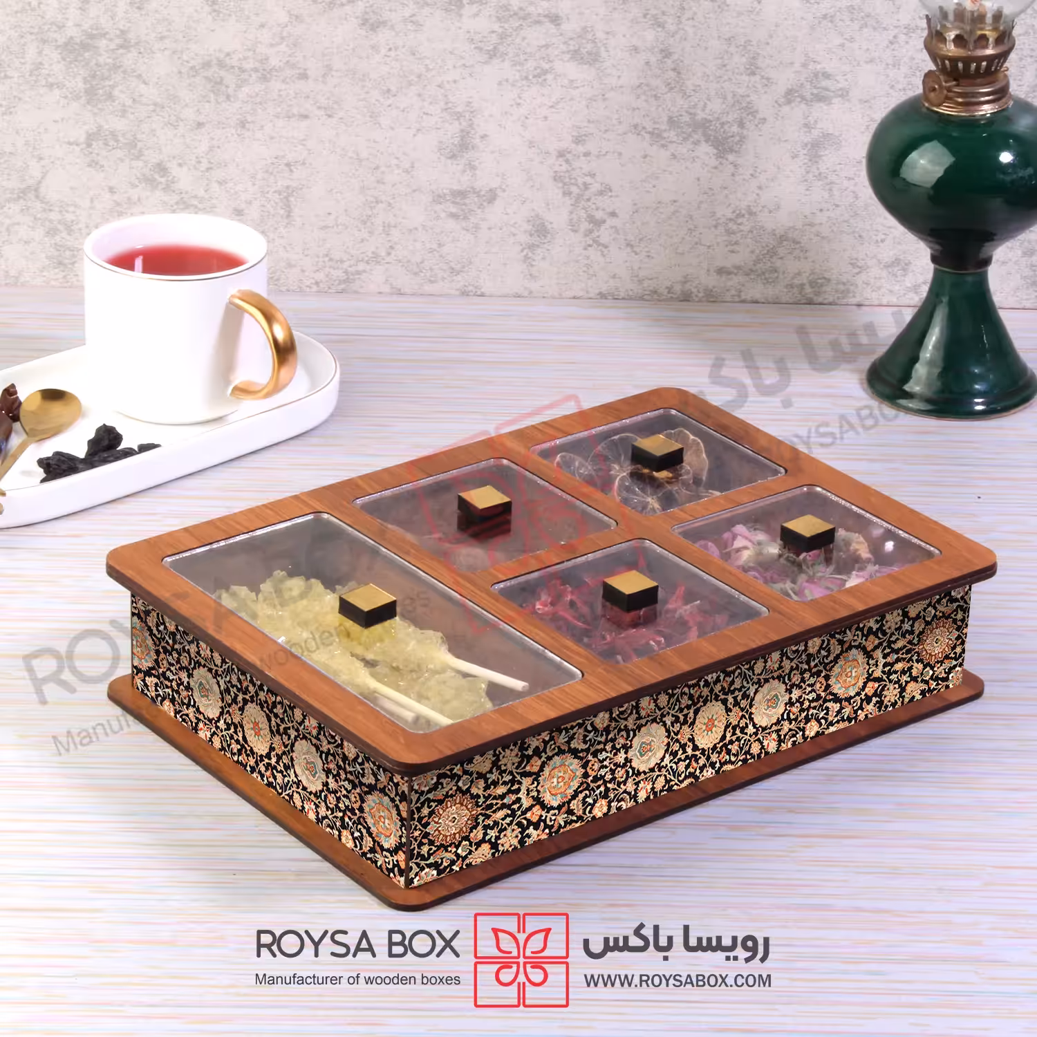 جعبه پذیرایی 5 خانه کد 5106