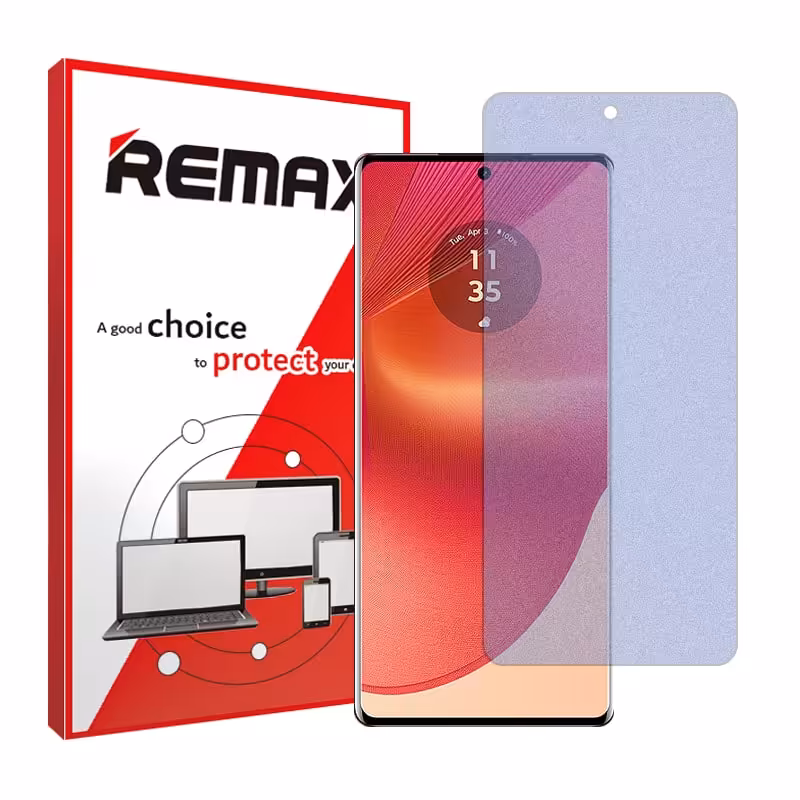 گلس موتورولا Edge 50 Fusion مدل مات آنتی بلو برند ریمکس کد S