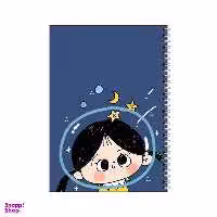 دفتر مشق 100 برگ بامبیلیپ طرح دختر فضانورد کد 9678189