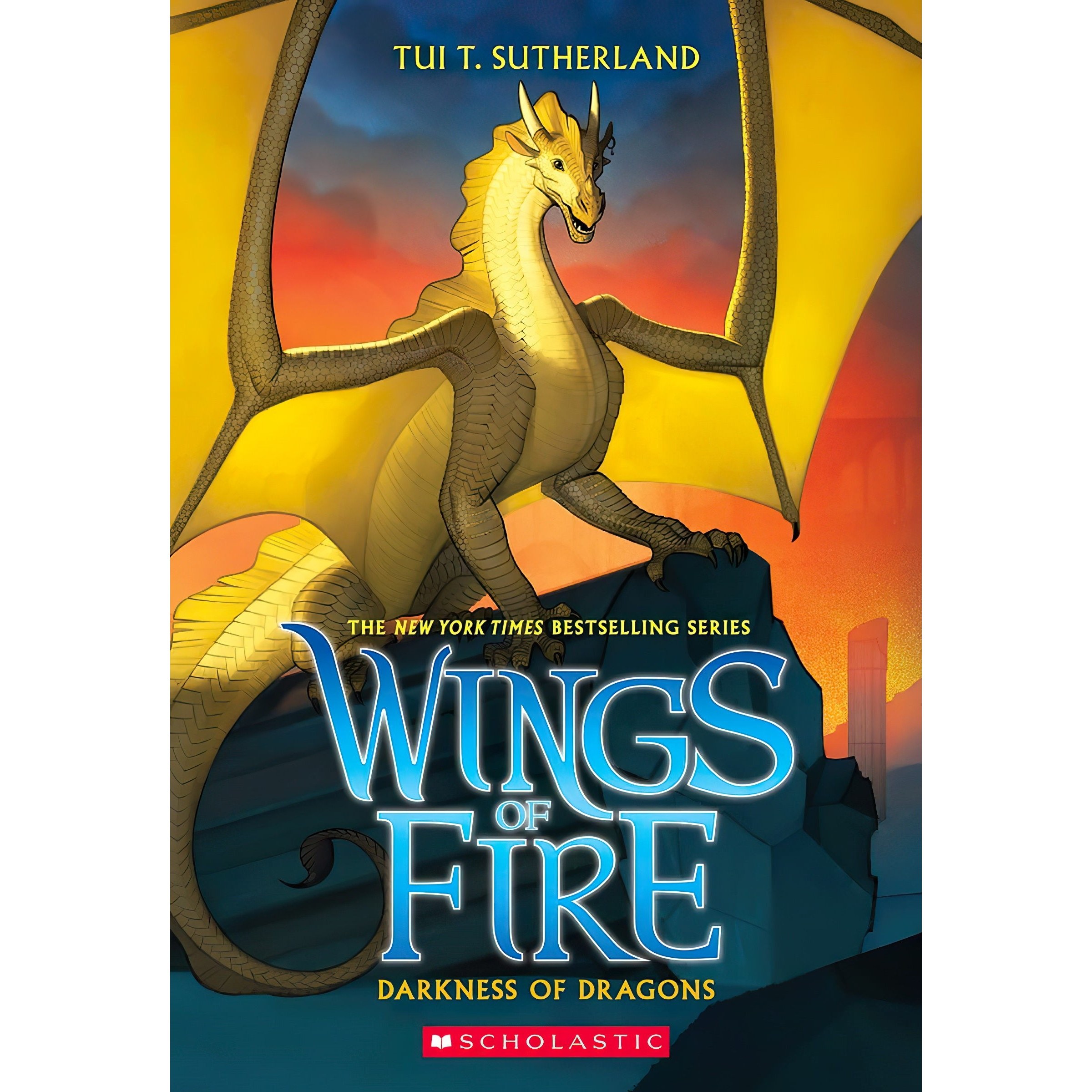 کتاب زبان اصلی Darkness of Dragons Wings of Fire اثر Tui T Sutherland