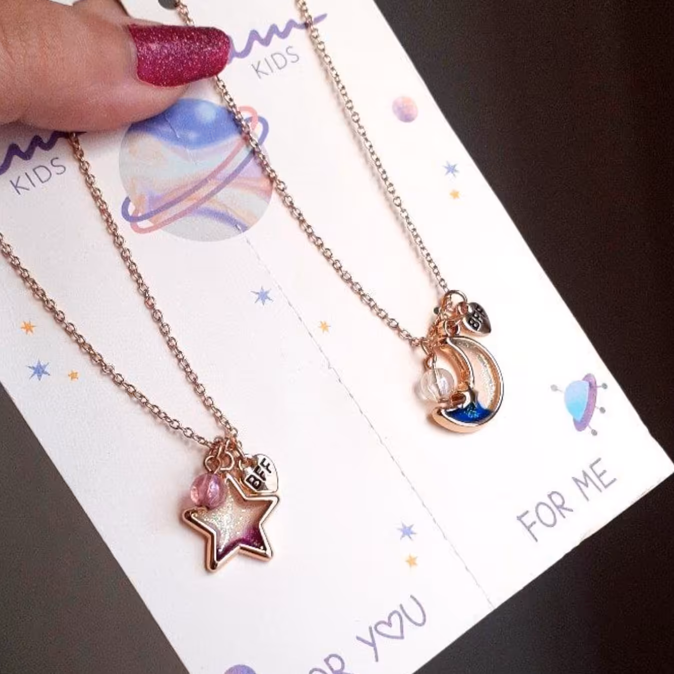 گردنبند ست best friends ست گردنبند دوستی گردنبند دوستی گردنبند ولنتاین گردنبند ماه ست گردنبند دوست گردنبند ماه و ستاره 