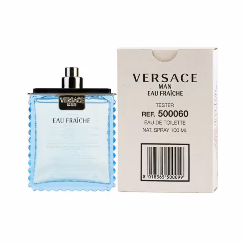تستر ادو تویلت مردانه ورساچه مدل Versace Man Eau Fraiche حجم 100 میلی لیتر
