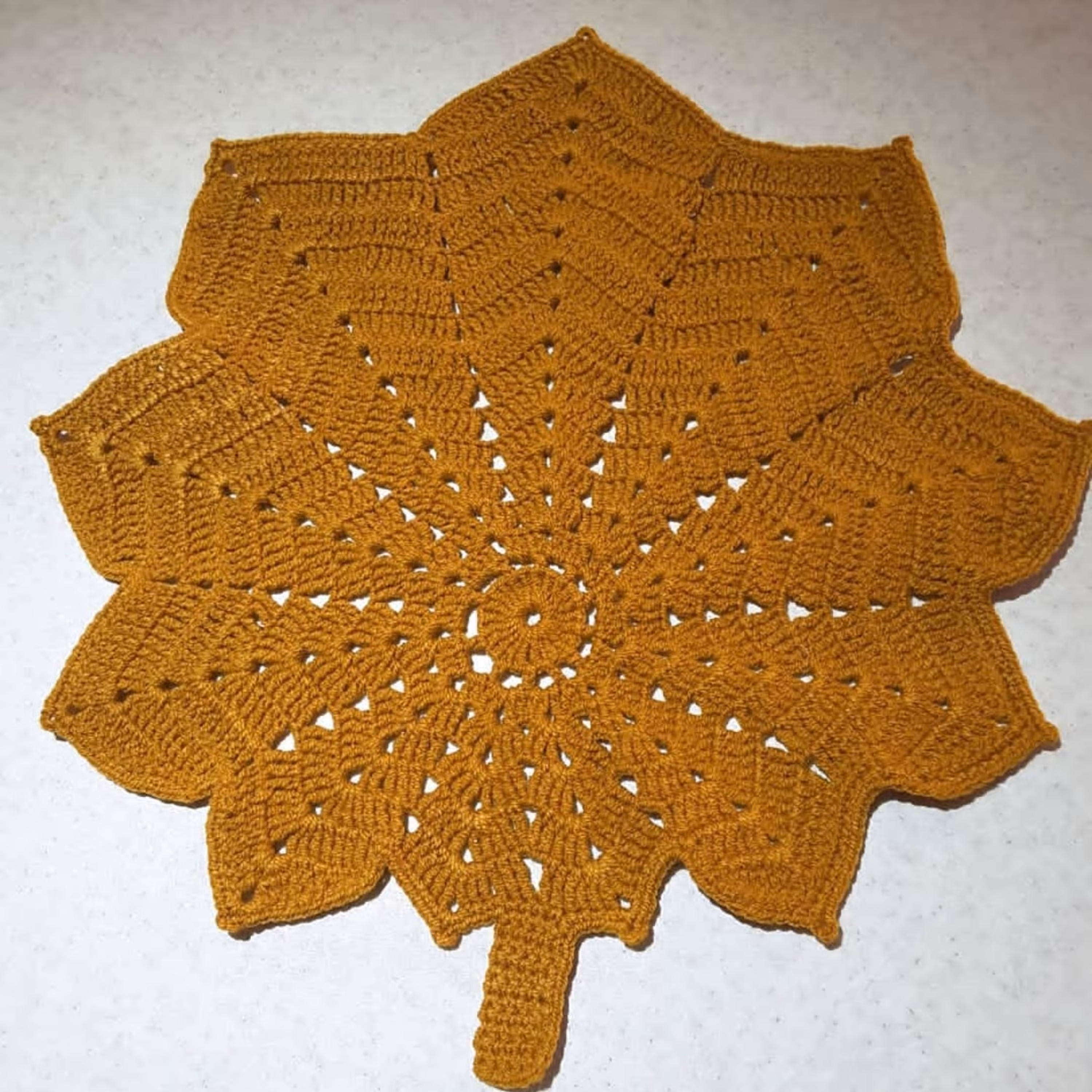 زیر بشقابی برگ