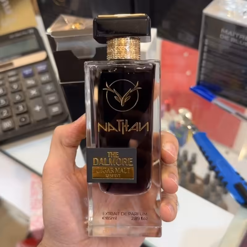 ادکلن the dalmore cigar maltبرند ناتان ساخت فرانسه اکسترا د پارفوم 85 میل